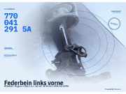 Federbein links vorne RENAULT Megane I (BA) 7700412915A