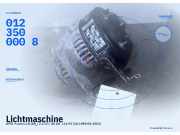 Lichtmaschine OPEL Frontera B (6B_) 0123500008