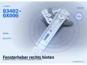Fensterheber rechts hinten HYUNDAI i10 (PA) 83402-0X000