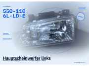 Hauptscheinwerfer links PEUGEOT 405 I (15 B) 550-1106L-LD-E