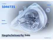 Hauptscheinwerfer links FORD Ka (RBT) 1079425 1046731