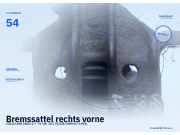 Bremssattel rechts vorne VOLVO 480 (482) 54