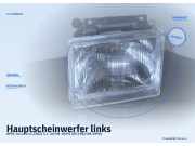 Hauptscheinwerfer links OPEL Corsa A CC (S83)