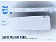 Sonnenblende links RENAULT Trafic III Kasten (FG) 964011382R