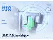 (109115 Drosselklappe HYUNDAI i30 (FD) 351002A900) 35100-2A900