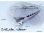 Fensterheber rechts vorne AUDI 80 (89, 89Q, 8A, B3)