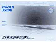 Heckklappendämpfer OPEL Astra G Caravan (T98) 2569LN0520N