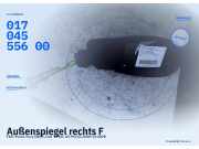 Außenspiegel rechts FIAT Punto Van (188) 01704555600