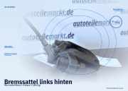 Bremssattel links hinten Mercedes-Benz C-Klasse (W204)
