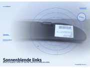 Sonnenblende links BMW Z3 Roadster (E36)