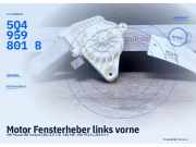 Motor Fensterheber links vorne VW Passat B8 Variant (3G) 5Q4959801B