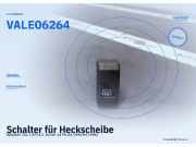 Schalter für Heckscheibe RENAULT Clio I (57) VALEO 6264 VALEO VALEO 6264
