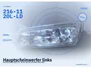 Hauptscheinwerfer links MAZDA 626 II (GC) 216-1120L-LD