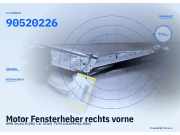 Motor Fensterheber rechts vorne OPEL Vectra B (J96) 90520226