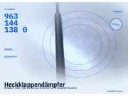 Heckklappendämpfer PEUGEOT 206+ (T3E) 9631441380