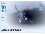 Abgasrückführventil VW Golf IV (1J) 038129637