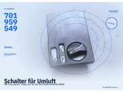Schalter für Umluft VW Transporter T4 Bus 701959549