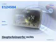 Hauptscheinwerfer rechts BMW 3er (E21) E124504