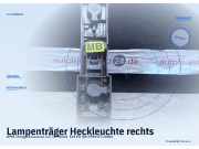 Lampenträger Heckleuchte rechts OPEL Omega B Caravan