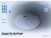 Kappe für Radlager VW Golf II (19E) 191601151B