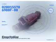 Einspritzdüse FORD Fiesta IV (JA, JB) 0280155786 98BF-BB