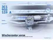 Wischermotor vorne VW Passat B6 Variant (3C5) 3C1955119A