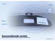 Sonnenblende rechts BMW Z3 Roadster (E36)
