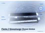 Fiesta I Stossstange Chrom hinten