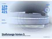 Stoßstange hinten SKODA Octavia II Kombi (1Z) 1Z9807421