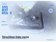 Türschloss links vorne VW Golf II (19E) 191837015C