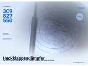 Heckklappendämpfer VW Passat Variant (3C5, B6) 3C9827550