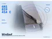 Windlauf VW Polo III (6N1) 6N1819414C