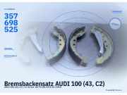 Bremsbackensatz AUDI 100 (43, C2) 357698525