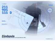 Zündspule VW Golf II (19E) 0221122349 BOSCH 211905115D