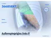 Außenspiegelglas links PEUGEOT Partner I Kasten 366858XT