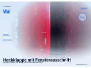 Heckklappe mit Fensterausschnitt VW Polo II (86C) VW