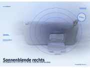 Sonnenblende rechts MITSUBISHI Colt V (CJ, CP)