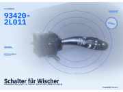 Schalter für Wischer HYUNDAI i30 I (FD) 93420-2L011