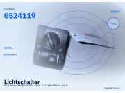 Lichtschalter OPEL Corsa C (X01) 9116613 0524119