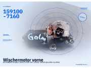 Wischermotor vorne MITSUBISHI Eclipse I (D2A) 159100-7160