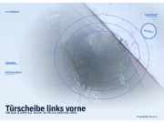 Türscheibe links vorne VW Golf II (19E)