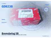Bremsbelag SB FORD Escort III (GAA) GDB238