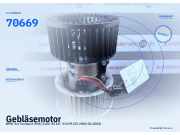 Gebläsemotor BMW 3er Compact (E46) 70669