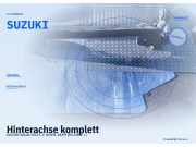 Hinterachse komplett SUZUKI Splash (EX) SUZUKI
