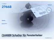(144800 Schalter für Fensterheber CITROEN C3 (FC) 27668) 27668