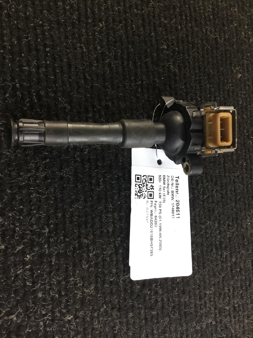 Zündspule BMW 5er (E39) 1748017 Bild Zündspule BMW 5er (E39) 1748017