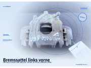 Bremssattel links vorne VW Polo II Classic (80, 86C)