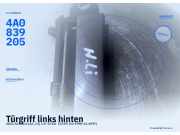 Türgriff links hinten AUDI A6 Avant (4A, C4) 4A0839205