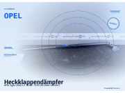 Heckklappendämpfer OPEL Agila (H00) OPEL