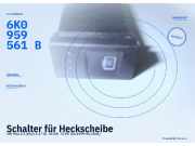 Schalter für Heckscheibe VW Polo III (6N2) 6K0959561B